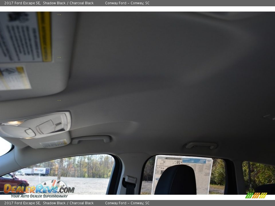 2017 Ford Escape SE Shadow Black / Charcoal Black Photo #13