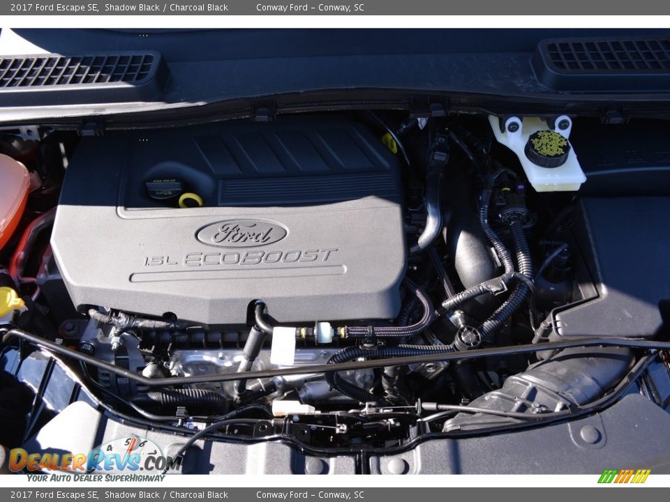 2017 Ford Escape SE Shadow Black / Charcoal Black Photo #15