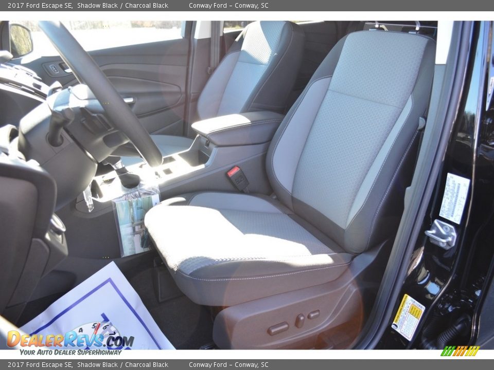 2017 Ford Escape SE Shadow Black / Charcoal Black Photo #16