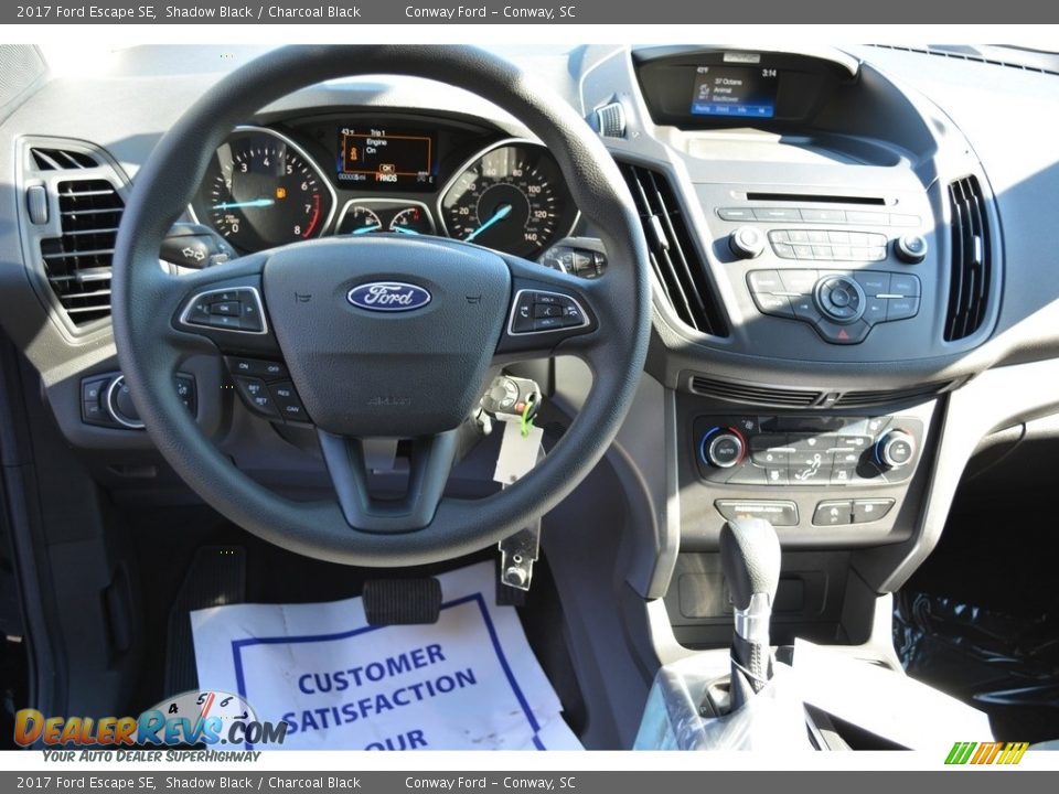2017 Ford Escape SE Shadow Black / Charcoal Black Photo #20