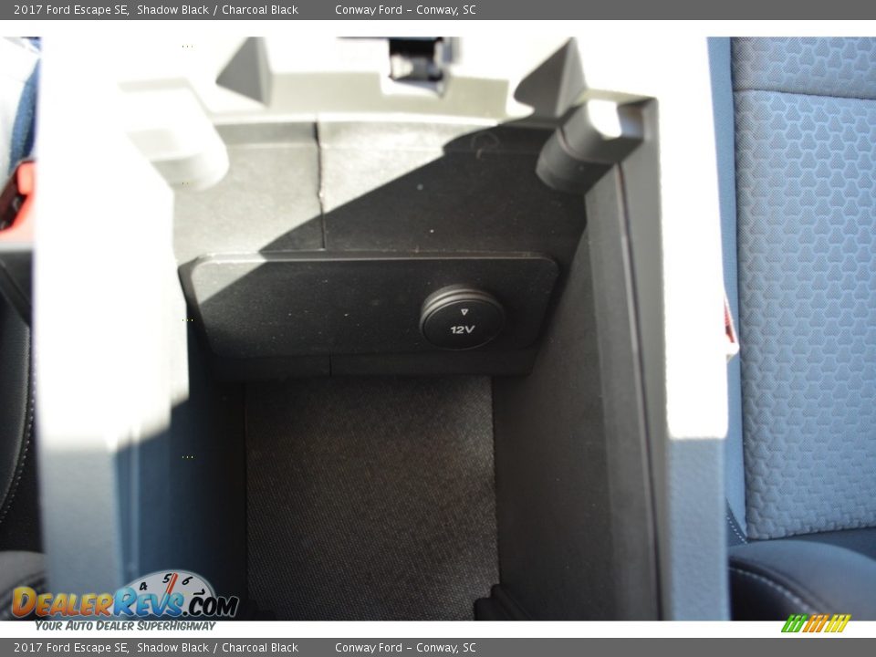 2017 Ford Escape SE Shadow Black / Charcoal Black Photo #21