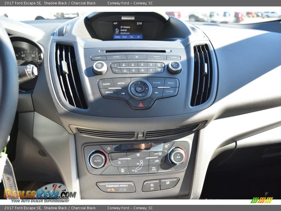 2017 Ford Escape SE Shadow Black / Charcoal Black Photo #22