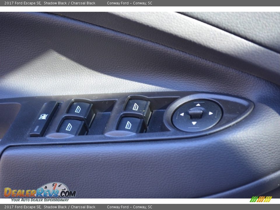 2017 Ford Escape SE Shadow Black / Charcoal Black Photo #25