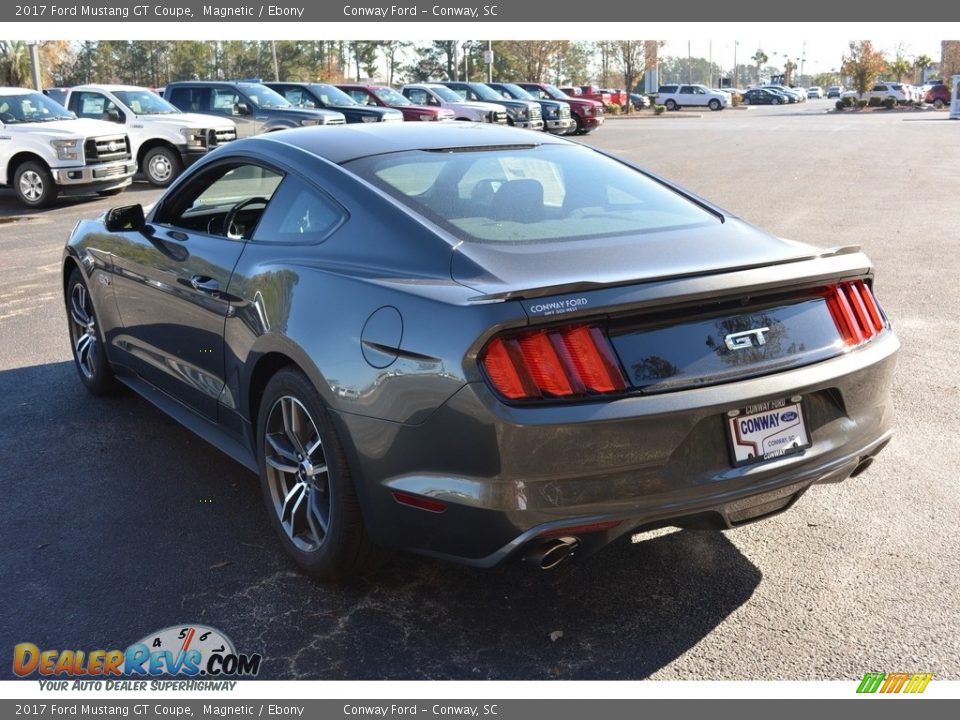 2017 Ford Mustang GT Coupe Magnetic / Ebony Photo #6
