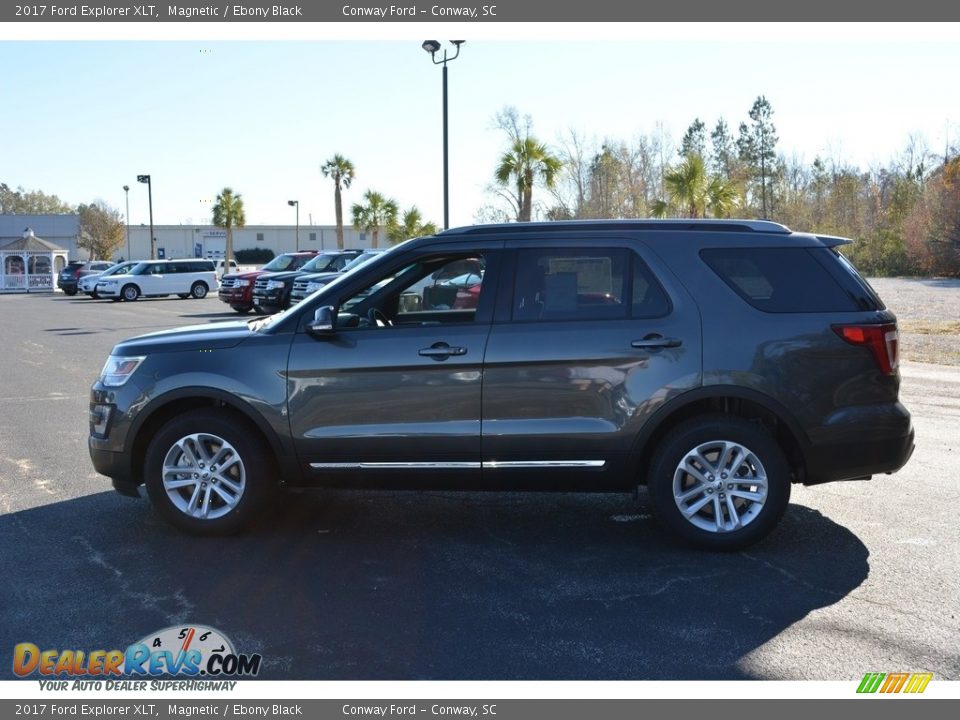 2017 Ford Explorer XLT Magnetic / Ebony Black Photo #9