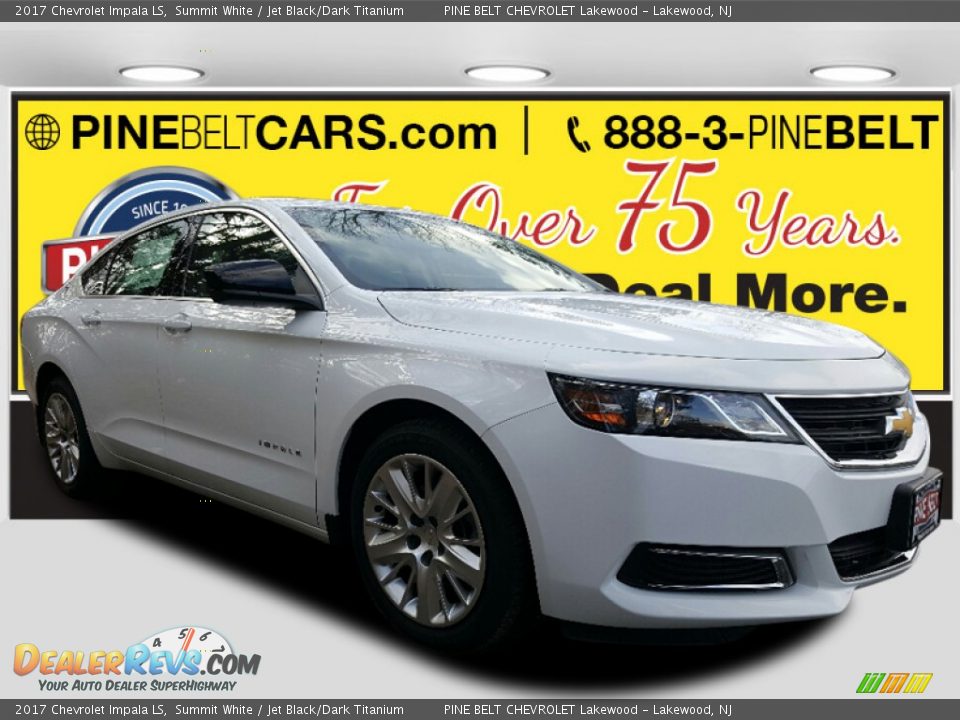 2017 Chevrolet Impala LS Summit White / Jet Black/Dark Titanium Photo #1