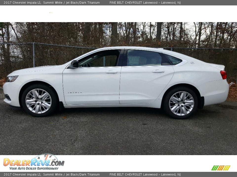 2017 Chevrolet Impala LS Summit White / Jet Black/Dark Titanium Photo #3