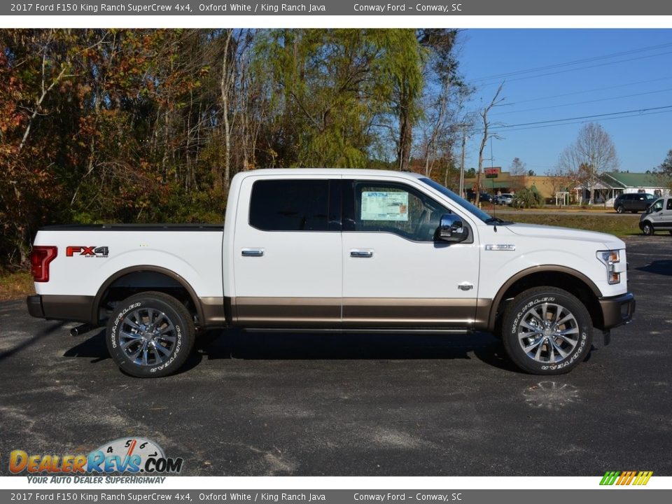 2017 Ford F150 King Ranch SuperCrew 4x4 Oxford White / King Ranch Java Photo #2