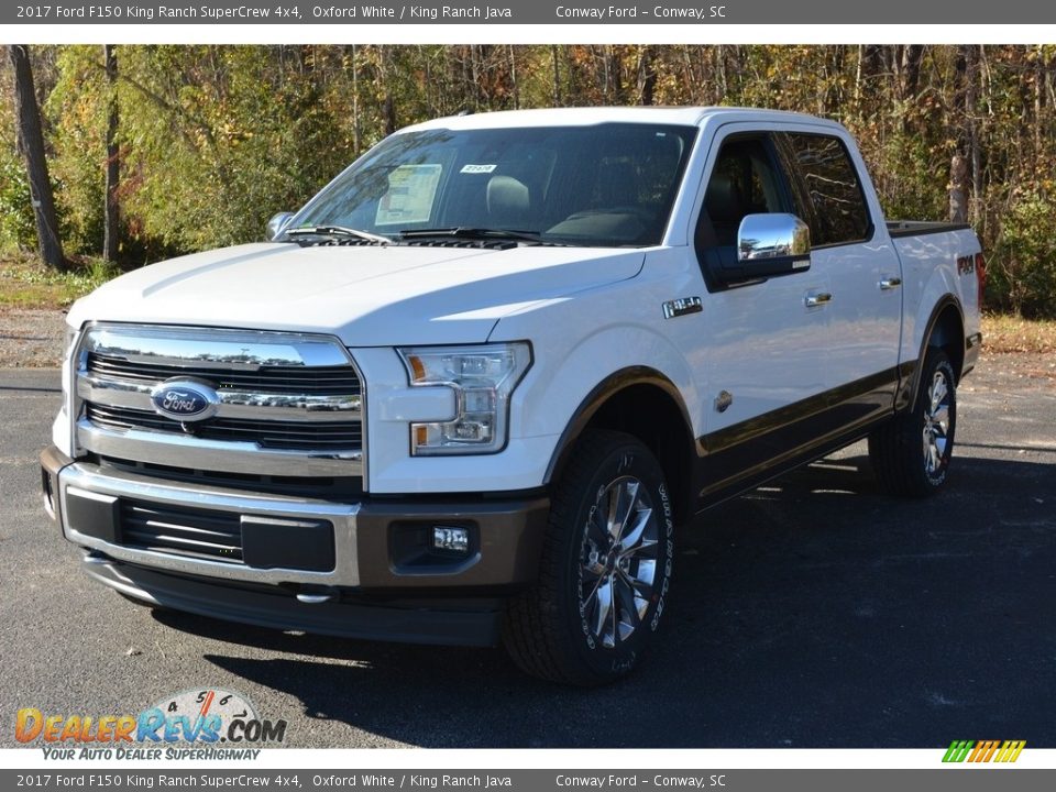 2017 Ford F150 King Ranch SuperCrew 4x4 Oxford White / King Ranch Java Photo #9