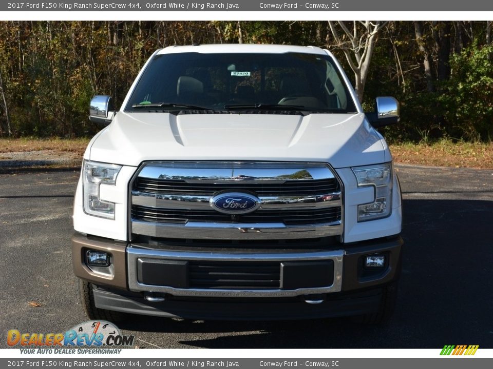 2017 Ford F150 King Ranch SuperCrew 4x4 Oxford White / King Ranch Java Photo #10