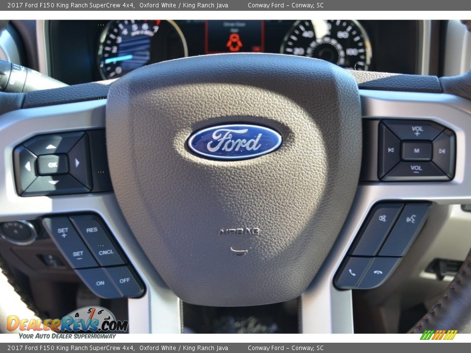 2017 Ford F150 King Ranch SuperCrew 4x4 Oxford White / King Ranch Java Photo #26
