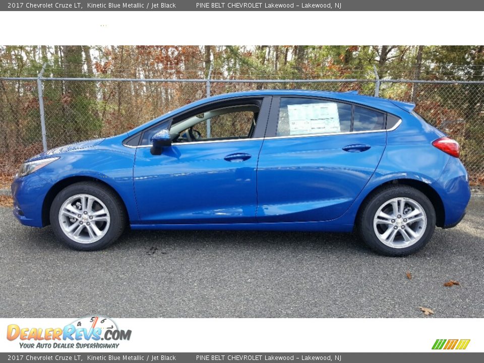2017 Chevrolet Cruze LT Kinetic Blue Metallic / Jet Black Photo #3