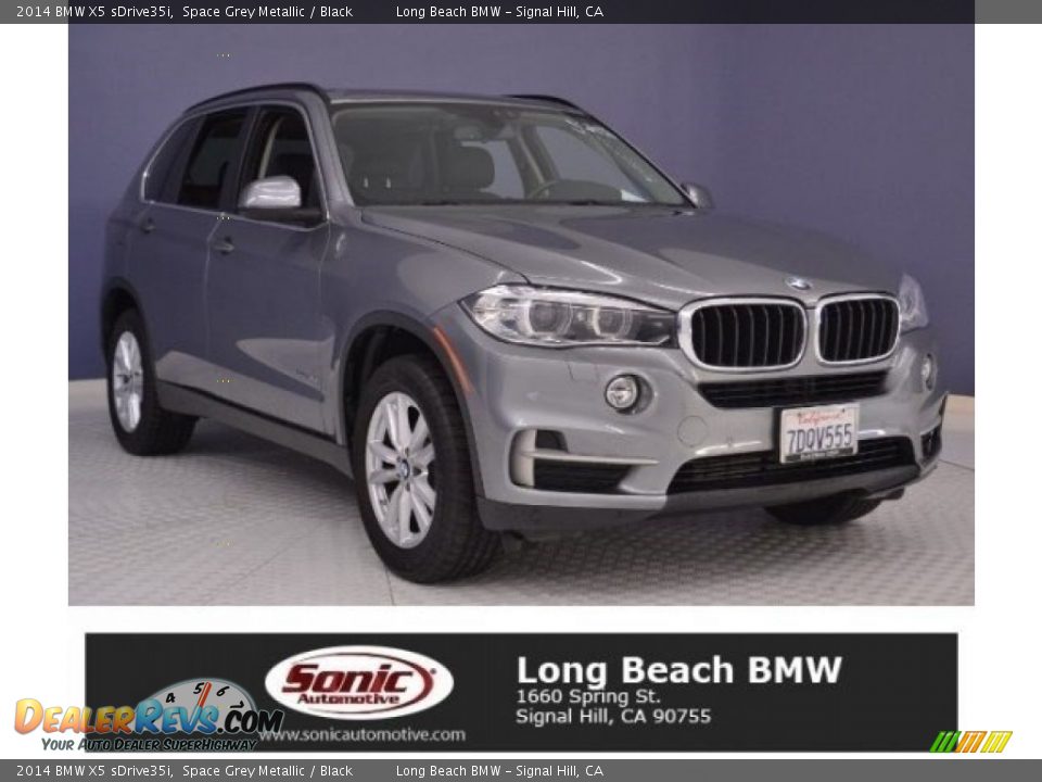 2014 BMW X5 sDrive35i Space Grey Metallic / Black Photo #1