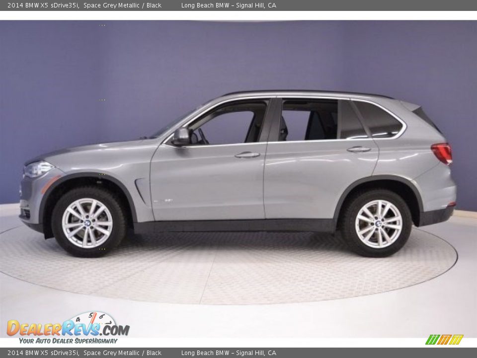 2014 BMW X5 sDrive35i Space Grey Metallic / Black Photo #4