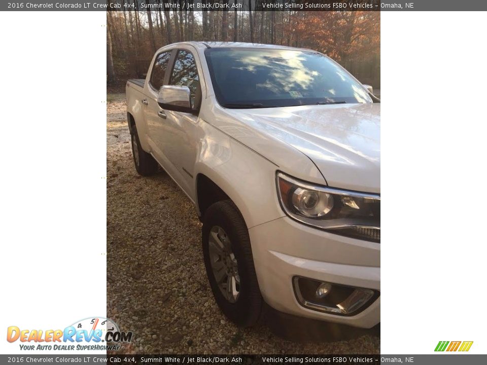 2016 Chevrolet Colorado LT Crew Cab 4x4 Summit White / Jet Black/Dark Ash Photo #4