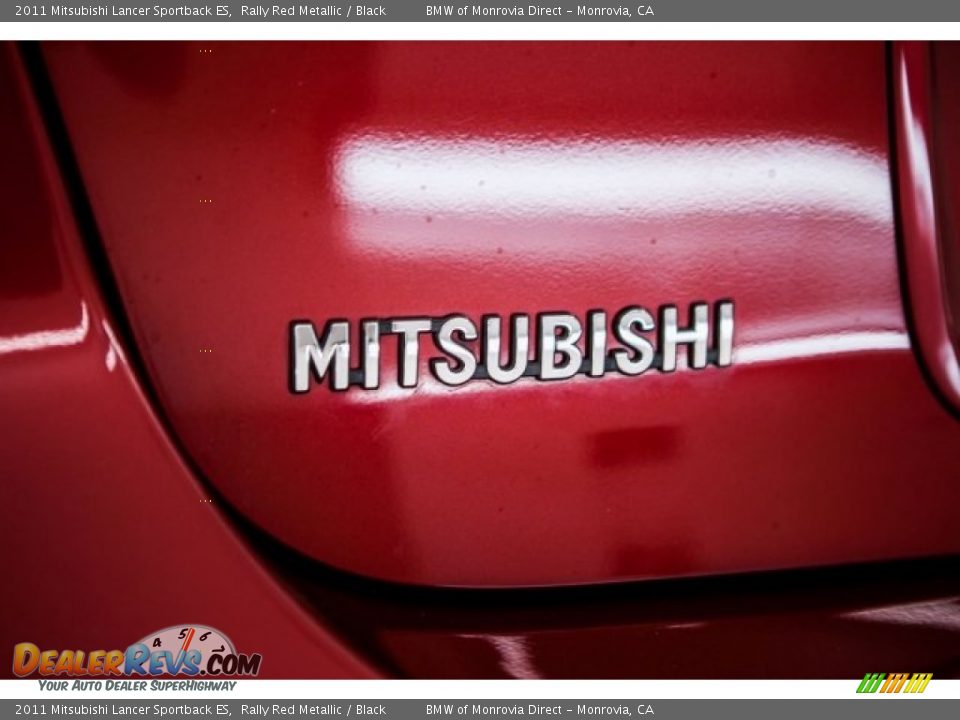 2011 Mitsubishi Lancer Sportback ES Rally Red Metallic / Black Photo #7