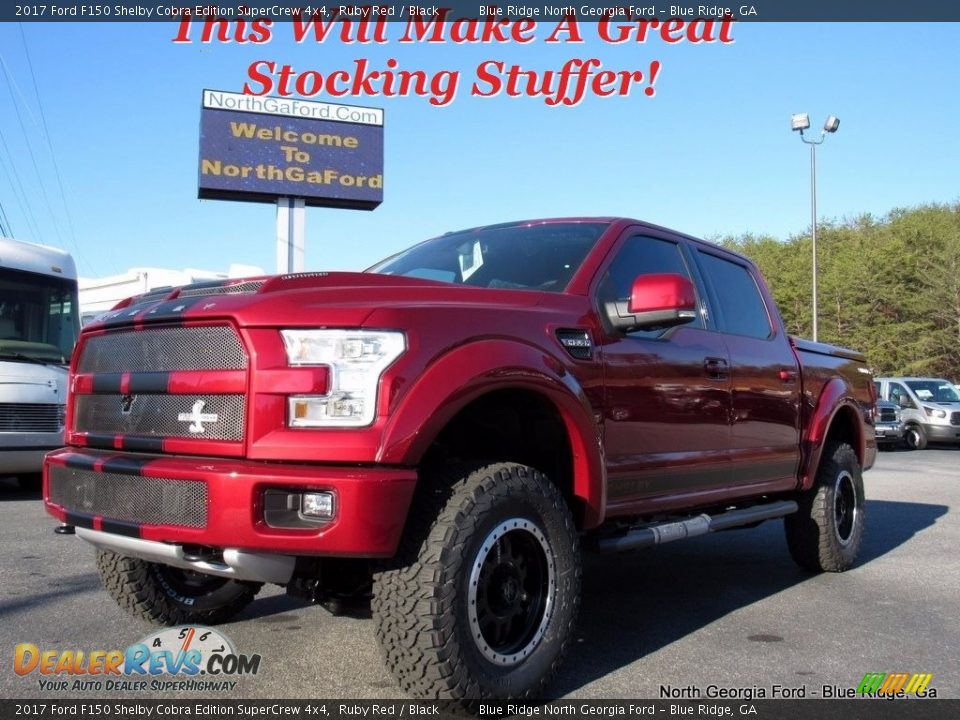2017 Ford F150 Shelby Cobra Edition SuperCrew 4x4 Ruby Red / Black Photo #1