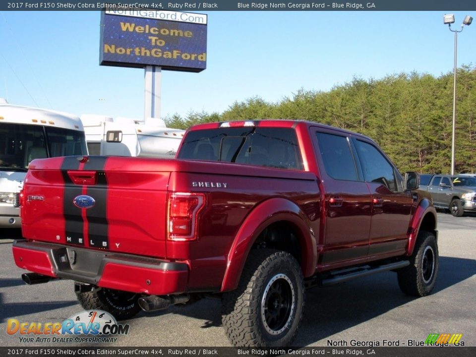 2017 Ford F150 Shelby Cobra Edition SuperCrew 4x4 Ruby Red / Black Photo #5