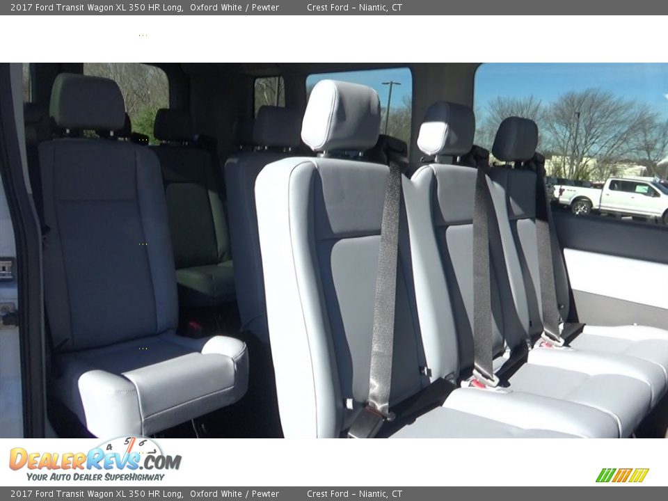 2017 Ford Transit Wagon XL 350 HR Long Oxford White / Pewter Photo #21