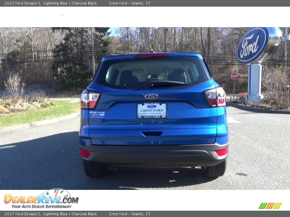 2017 Ford Escape S Lightning Blue / Charcoal Black Photo #6