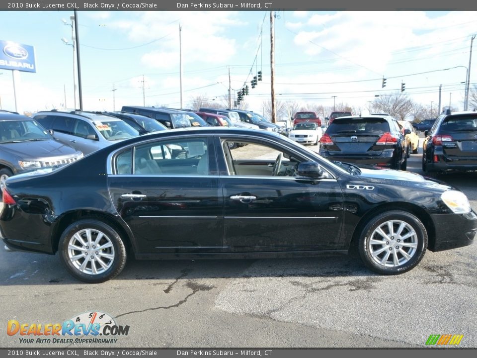 2010 Buick Lucerne CXL Black Onyx / Cocoa/Shale Photo #4