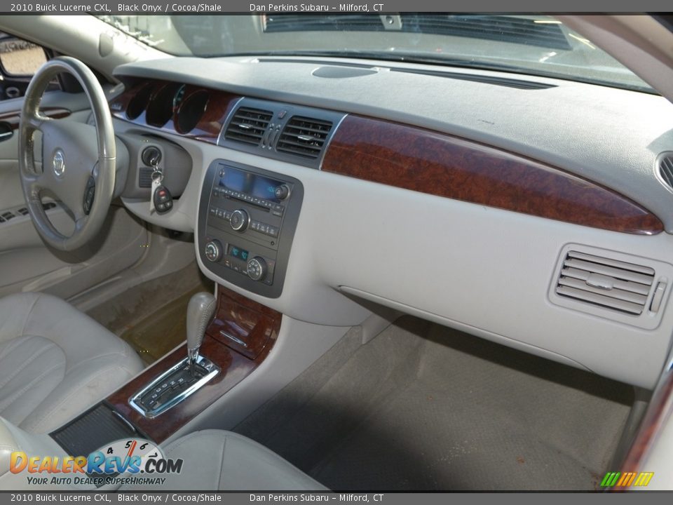 2010 Buick Lucerne CXL Black Onyx / Cocoa/Shale Photo #9