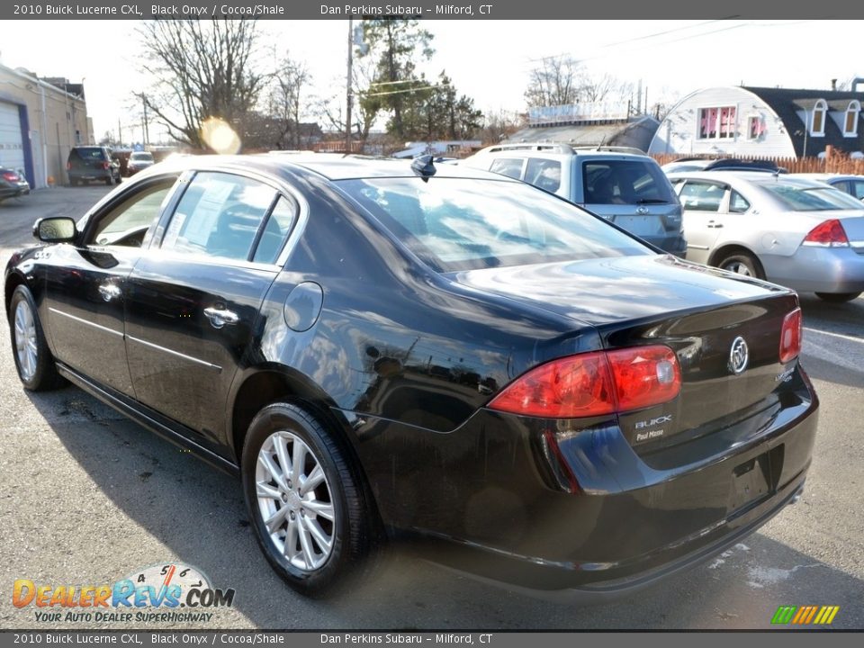 2010 Buick Lucerne CXL Black Onyx / Cocoa/Shale Photo #10