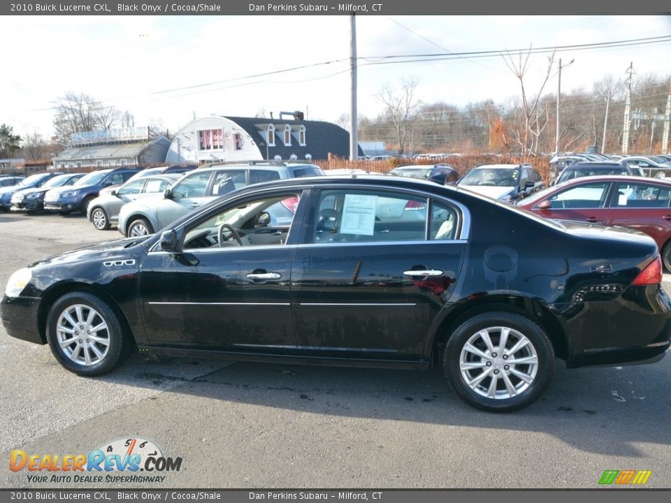2010 Buick Lucerne CXL Black Onyx / Cocoa/Shale Photo #11