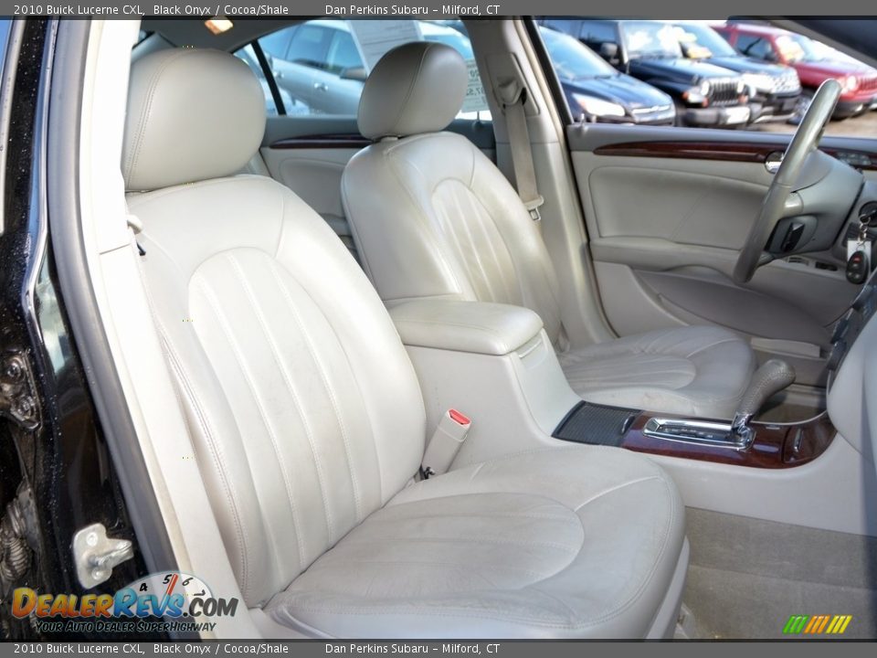 2010 Buick Lucerne CXL Black Onyx / Cocoa/Shale Photo #13
