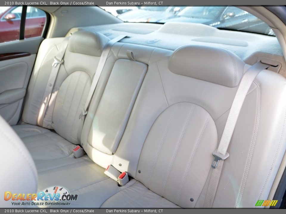 2010 Buick Lucerne CXL Black Onyx / Cocoa/Shale Photo #17