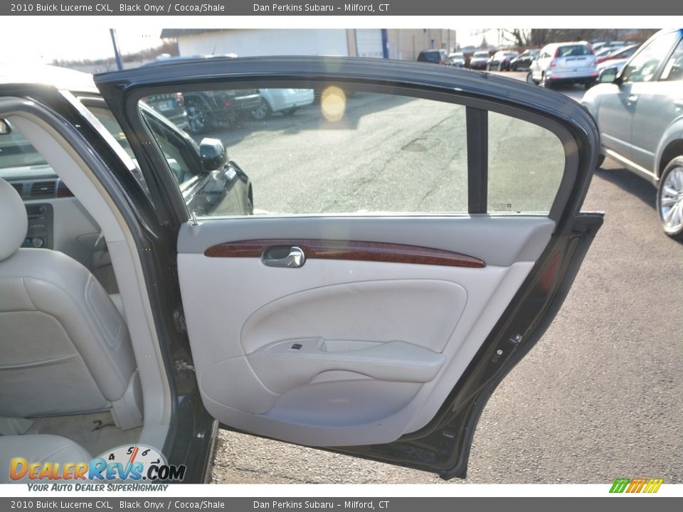 2010 Buick Lucerne CXL Black Onyx / Cocoa/Shale Photo #19