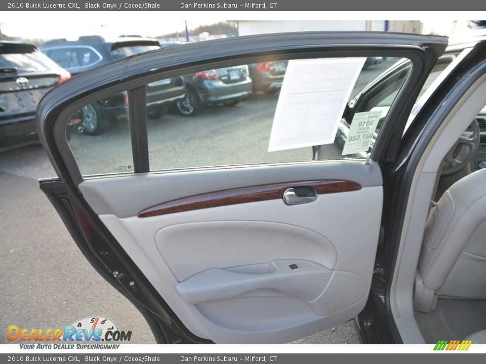 2010 Buick Lucerne CXL Black Onyx / Cocoa/Shale Photo #20