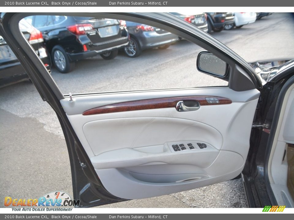 2010 Buick Lucerne CXL Black Onyx / Cocoa/Shale Photo #21