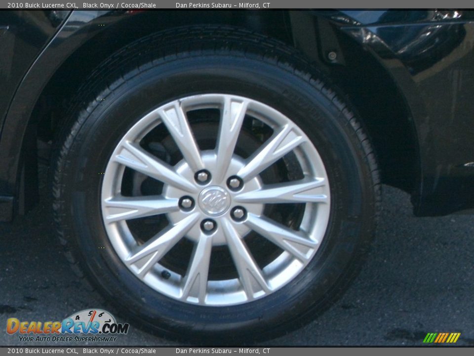2010 Buick Lucerne CXL Black Onyx / Cocoa/Shale Photo #23