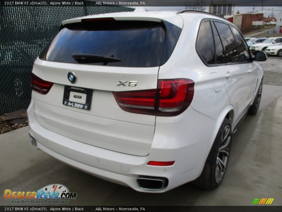 2017 BMW X5 xDrive35i Alpine White / Black Photo #4