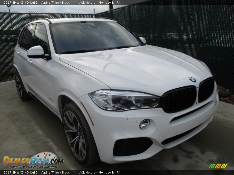 2017 BMW X5 xDrive35i Alpine White / Black Photo #5