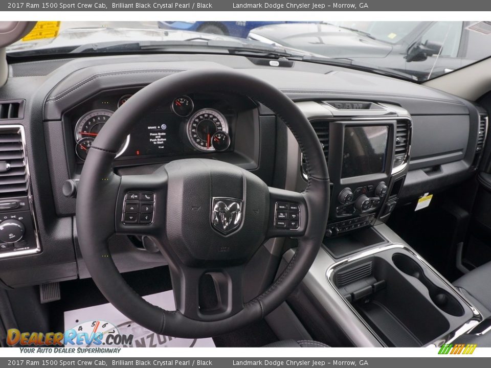 Dashboard of 2017 Ram 1500 Sport Crew Cab Photo #6
