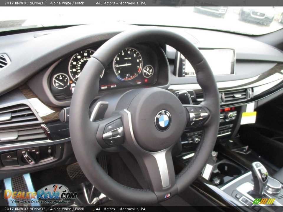2017 BMW X5 xDrive35i Alpine White / Black Photo #14