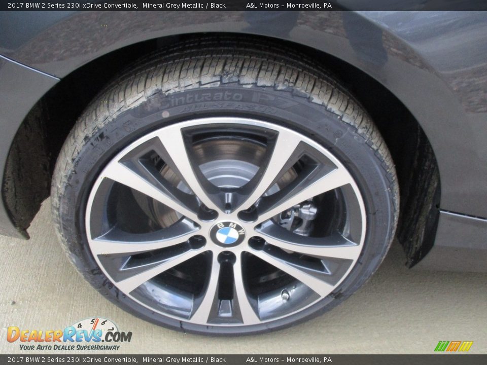 2017 BMW 2 Series 230i xDrive Convertible Mineral Grey Metallic / Black Photo #3