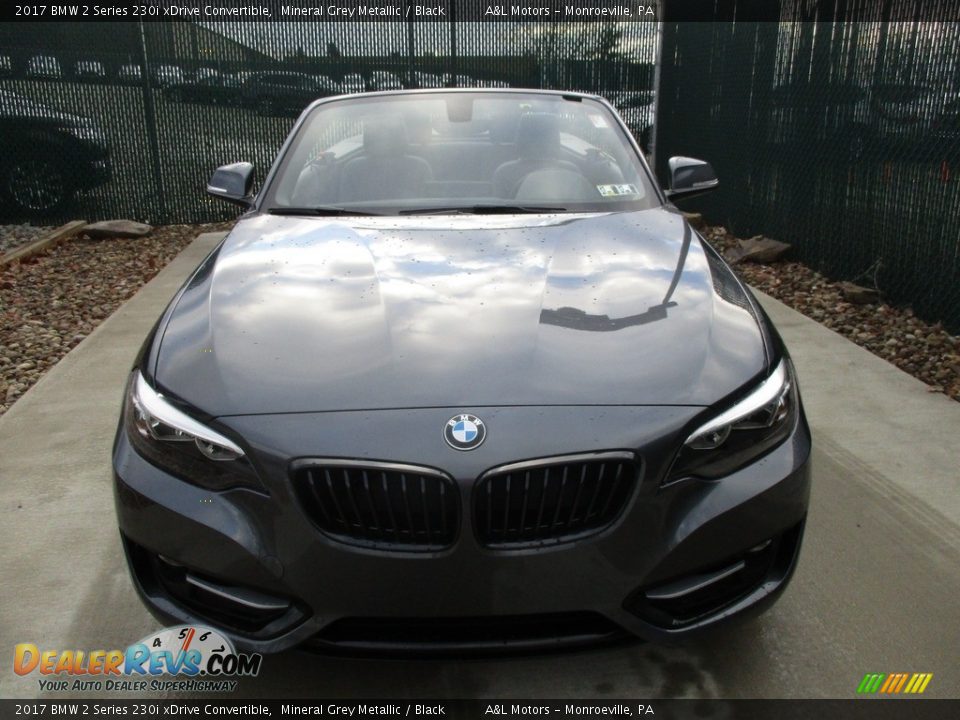 2017 BMW 2 Series 230i xDrive Convertible Mineral Grey Metallic / Black Photo #6