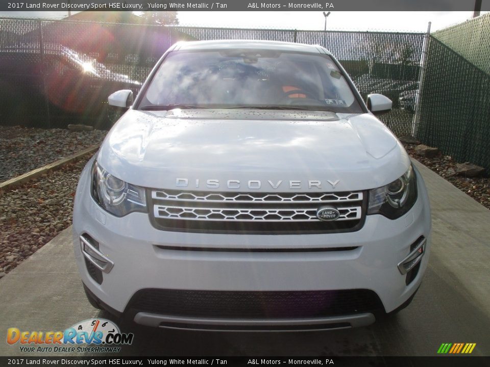 2017 Land Rover Discovery Sport HSE Luxury Yulong White Metallic / Tan Photo #6