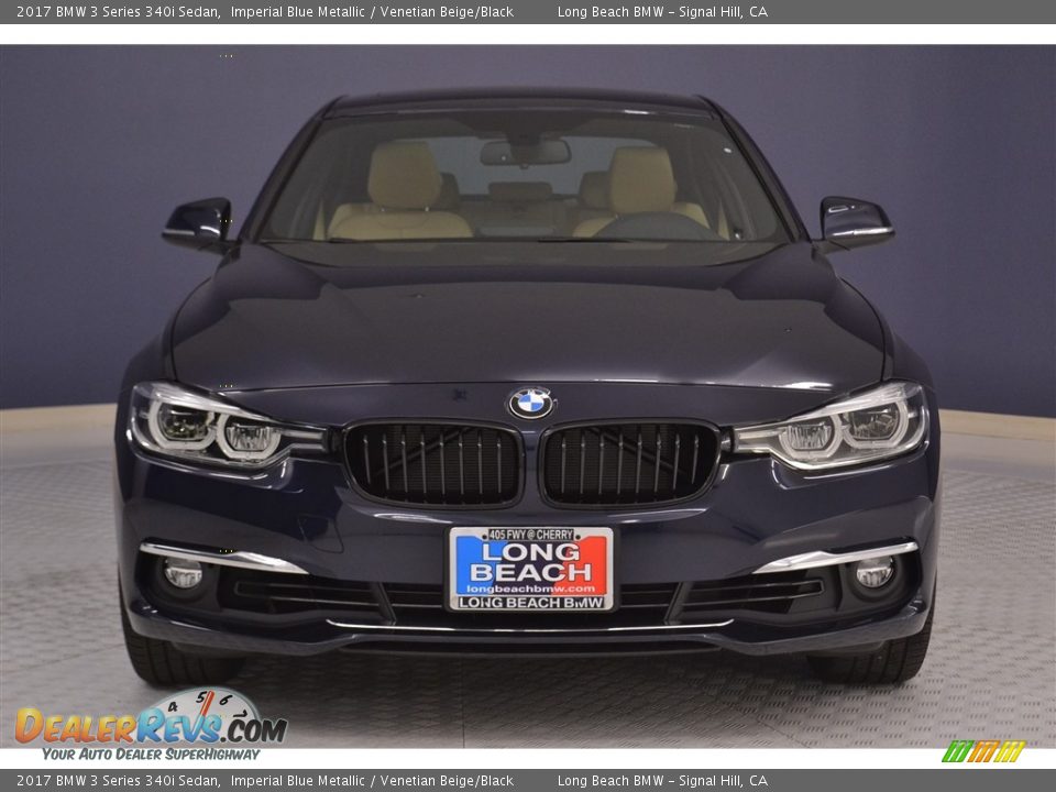 2017 BMW 3 Series 340i Sedan Imperial Blue Metallic / Venetian Beige/Black Photo #2