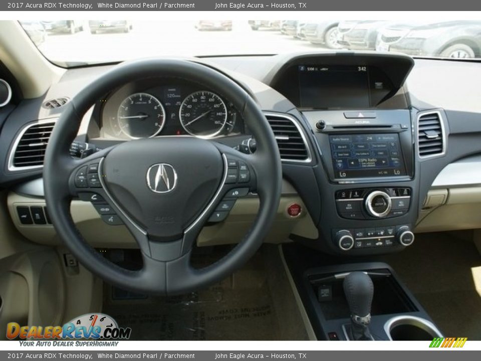 2017 Acura RDX Technology White Diamond Pearl / Parchment Photo #9