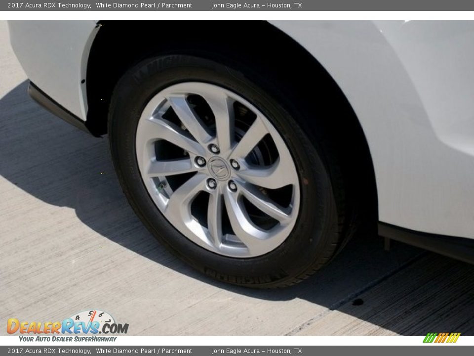 2017 Acura RDX Technology White Diamond Pearl / Parchment Photo #10