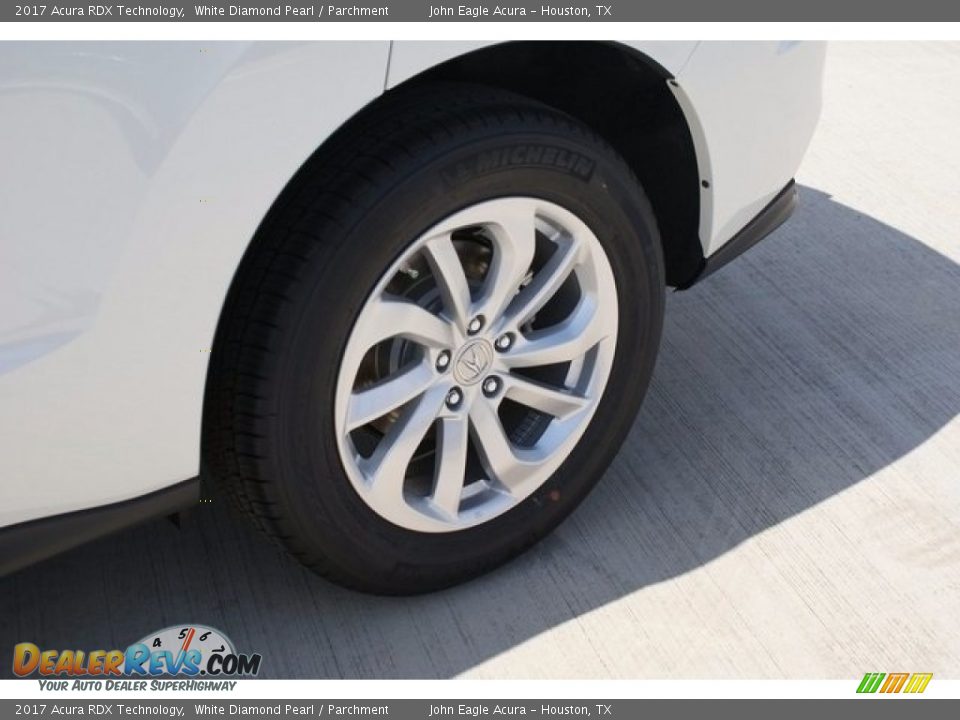 2017 Acura RDX Technology White Diamond Pearl / Parchment Photo #11