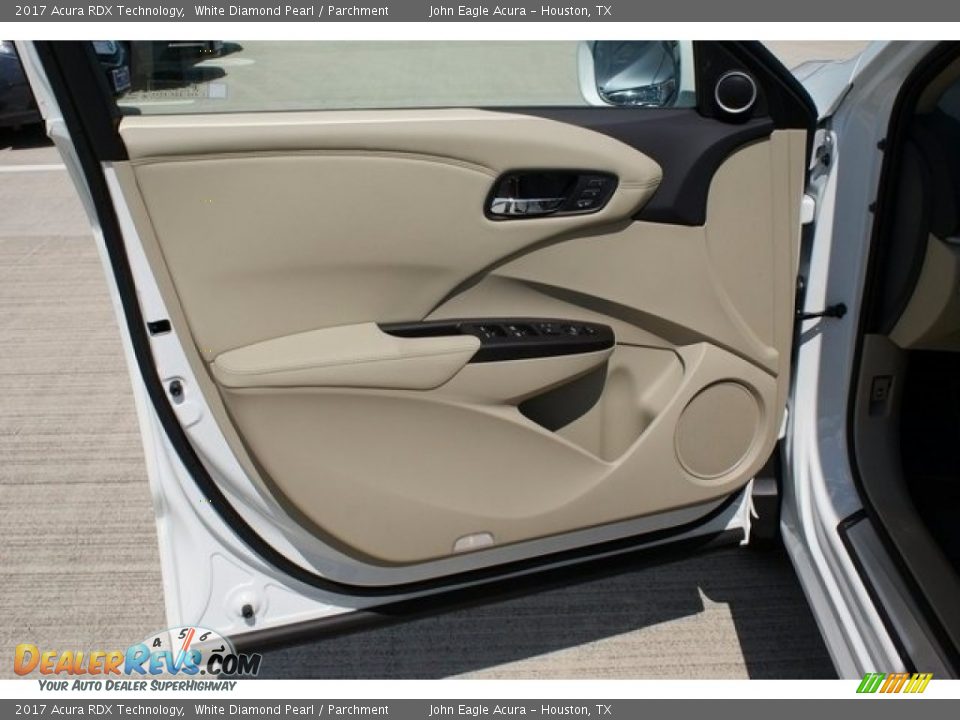 2017 Acura RDX Technology White Diamond Pearl / Parchment Photo #13