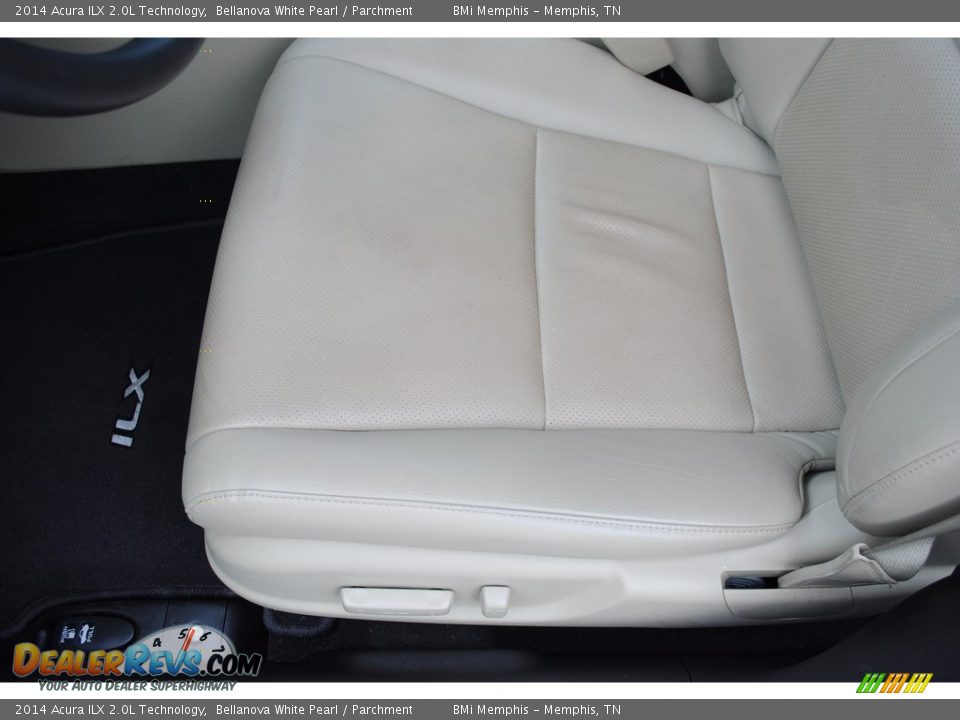 2014 Acura ILX 2.0L Technology Bellanova White Pearl / Parchment Photo #12