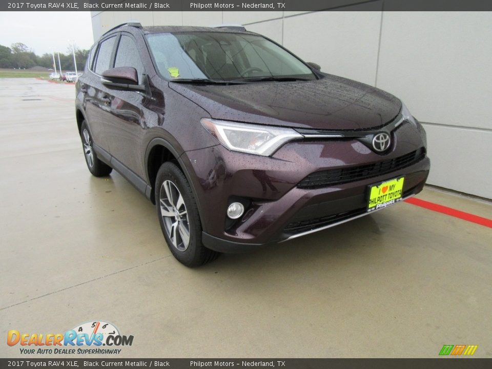2017 Toyota RAV4 XLE Black Current Metallic / Black Photo #2
