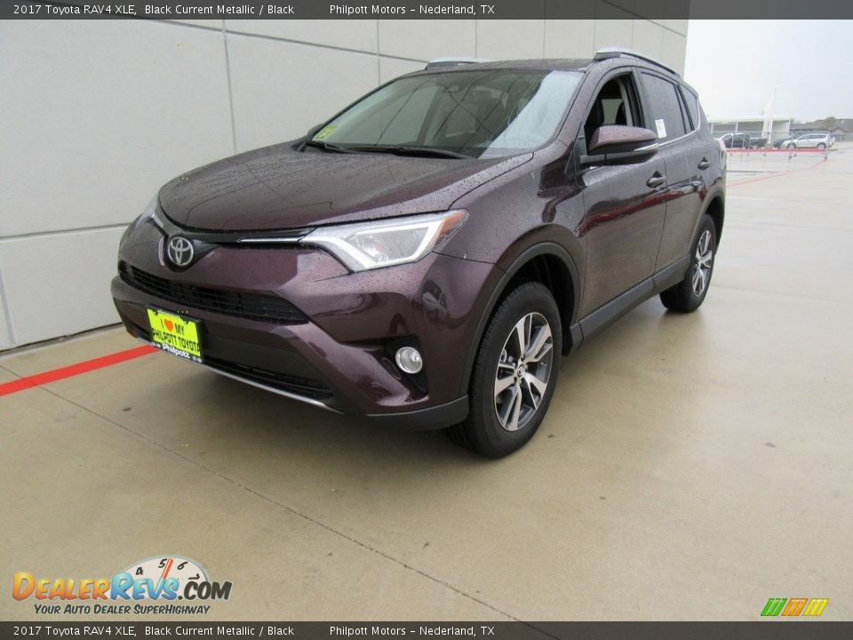 2017 Toyota RAV4 XLE Black Current Metallic / Black Photo #7
