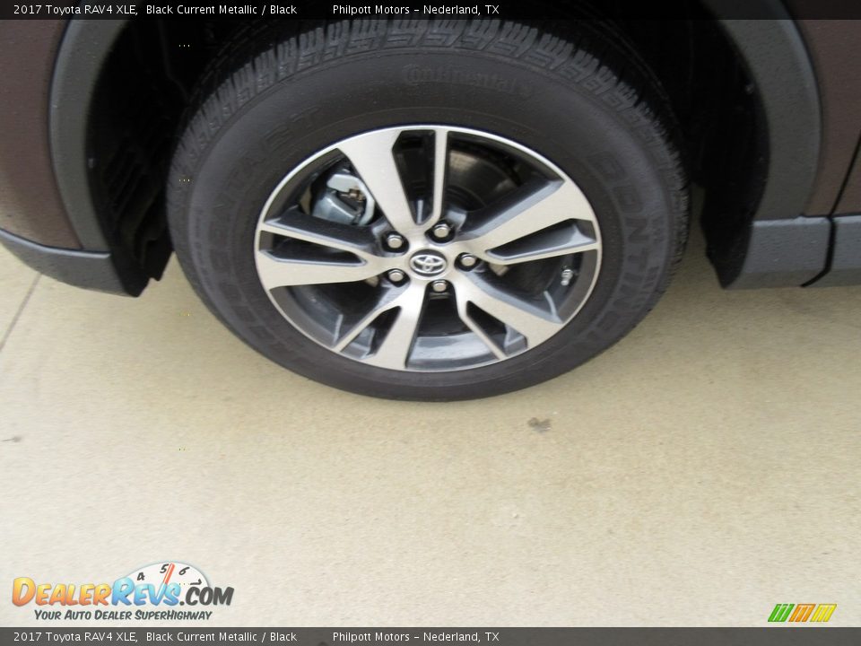 2017 Toyota RAV4 XLE Black Current Metallic / Black Photo #11